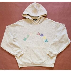 Madhappy Pastels French Terry Hoodie Unisex Cotton Gray M